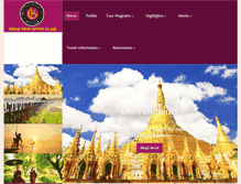 Tablet Screenshot of gtstourmyanmar.com